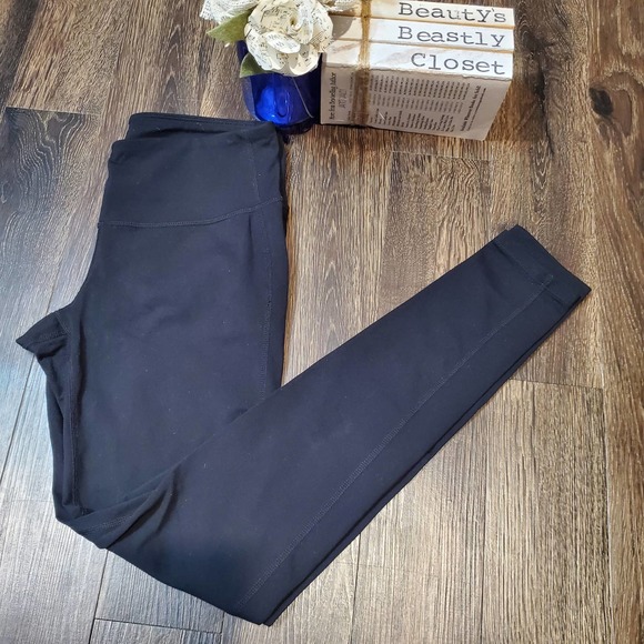 Athleta Pants - Athleta Black Basic Athletic Full Length Ankle Pull On Pant Legging Small